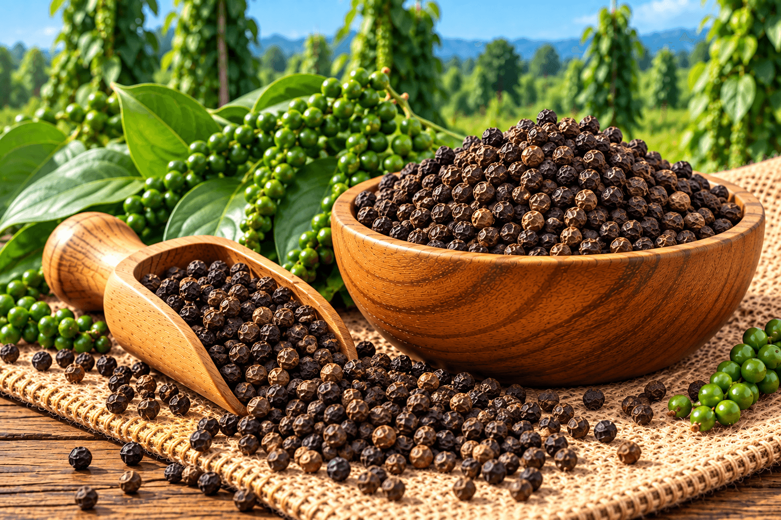 Black Pepper supplied by Blue Leaf Shippers Private Limited