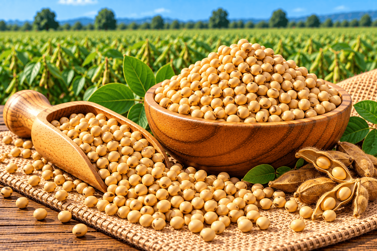 Soybean supplied by Blue Leaf Shippers Private Limited