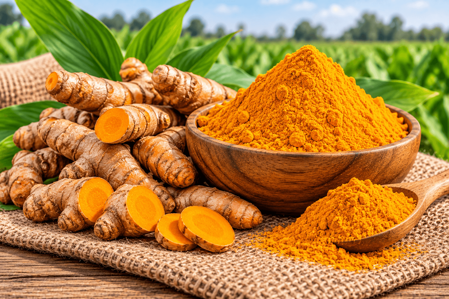 Turmeric supplied by Blue Leaf Shippers Private Limited
